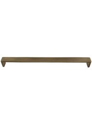 Ultima II Bar-Style Cabinet Pull - 12 inch Center-to-Center in Antique Brass.